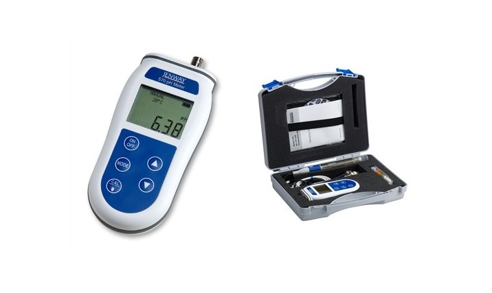 เครื่องวัดค่าความเป็นกรด-ด่าง แบบพกพา Portable pH Meter | Jenway รุ่น 570