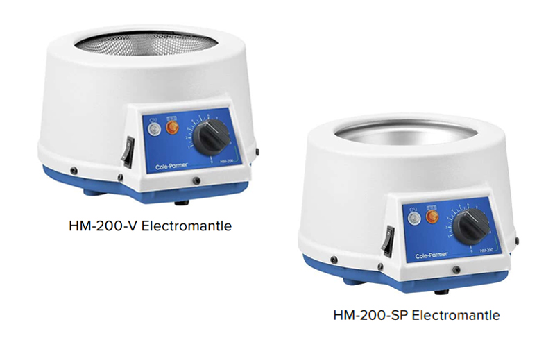 EMV and EMX Electromantles: V-shaped and spill-proof